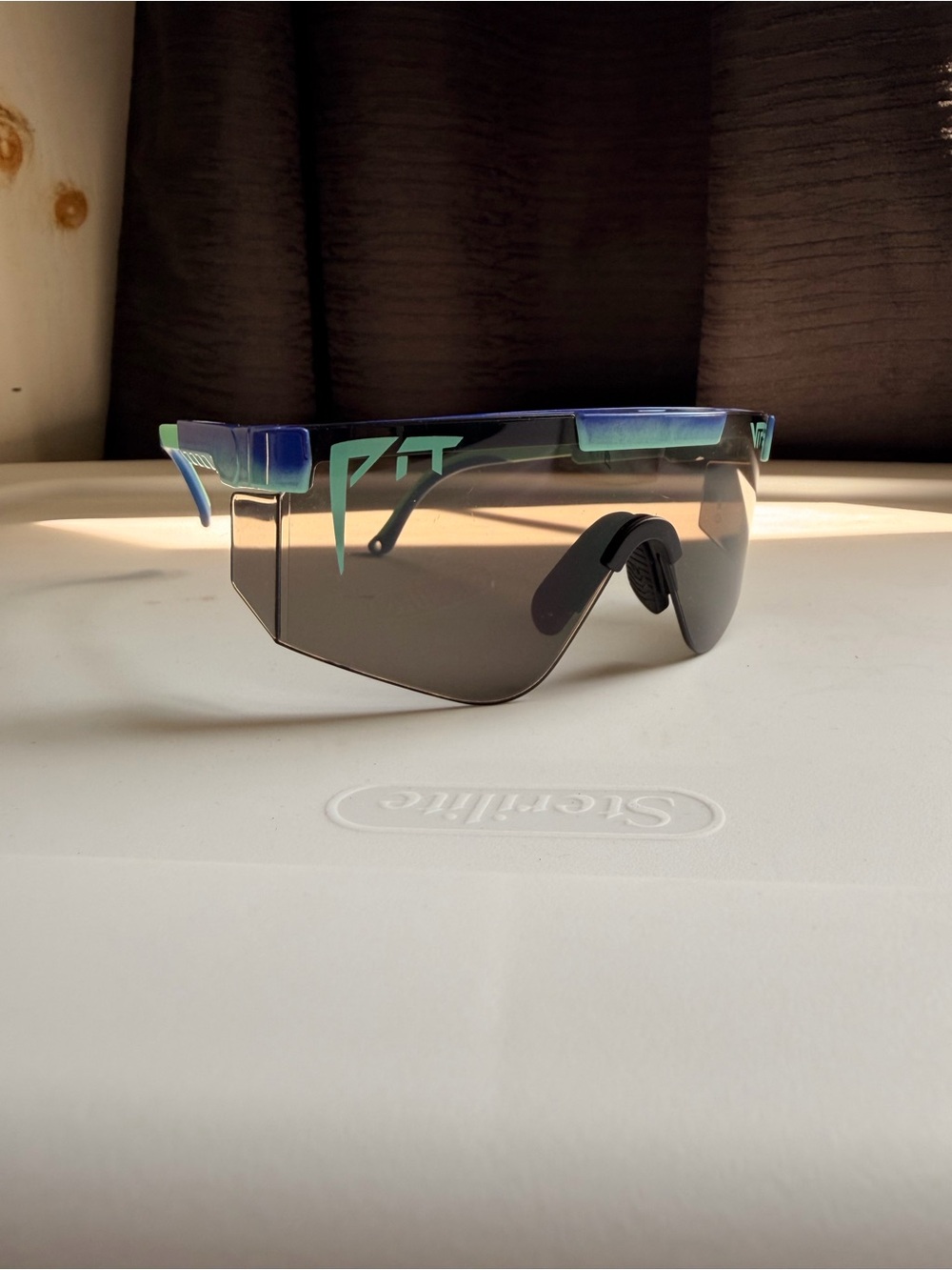 Pit Viper 2000’s The Pleasurecraft Blue Sunglasses